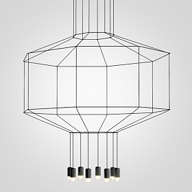 Via Wireflow 0299 Octagonal Square Pendan Light -22