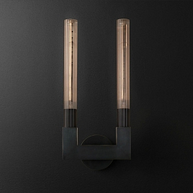 Бра Rh Cannelle Wall Lamp Double Sconces Black -22