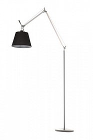 Дизайнерский напольный торшерTolomeo chrome/black/matte