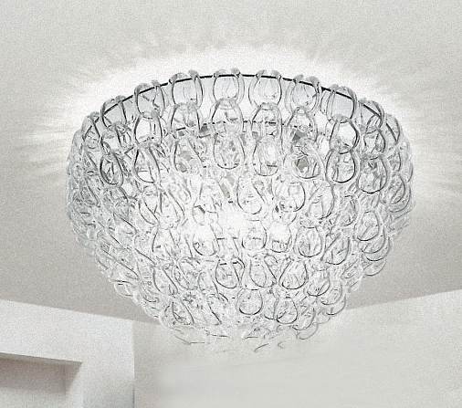 Дизайнерский потолочный светильник Vistosi Giogali 80cm glassy