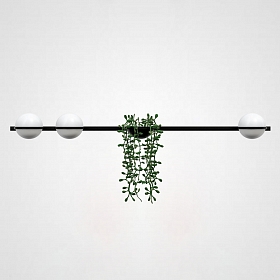 Бра Palma Wall Lamp 3 Шара + 1 Вазон Горизонтальная -22