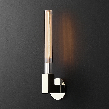 Бра Rh Cannelle Wall Lamp Single Sconces Chrome -22