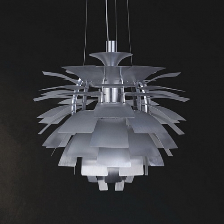 Дизайнерская подвесная люстра Artichoke 72cm gray