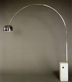 Дизайнерский торшер Arco white