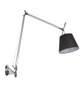 Настенный светильник-бра Tolomeo Parete basculante 18cm black/chrome