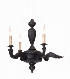 Подвесная дизайнерская люстра Smoke black