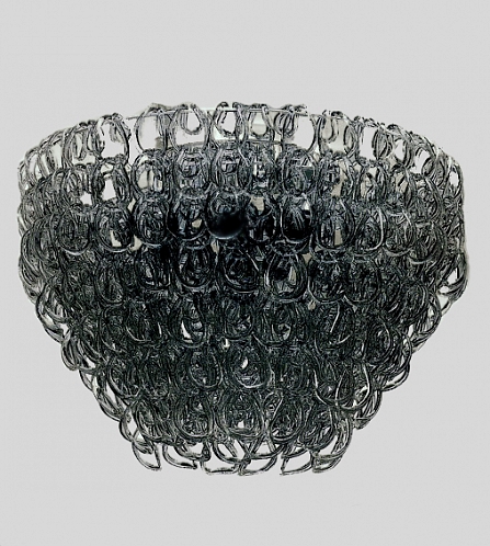 Дизайнерский потолочный светильник Vistosi Giogali 80cm black