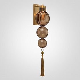 Бра Heathfield Lighting - Medina Wall Brass/Amber -22