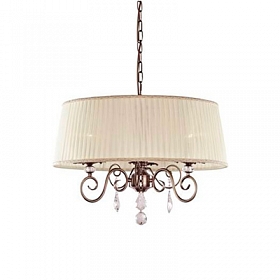 Люстра под тканевыми абажурами Artevaluce