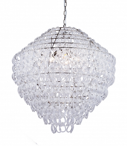 Дизайнерская подвесная люстра Vistosi Giogali 80cm glassy