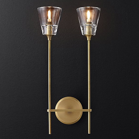Бра Rh Torche De Verre Double Wall Lamp -22
