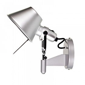 Дизайнерский настенный светильник-бра Tolomeo Faretto chrome