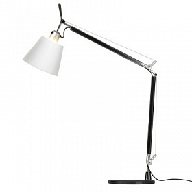 Дизайнерская настольная лампа Tolomeo white/black
