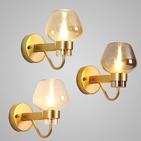 Бра Montalembert Sconce By Studios Золото, Янтарный -26