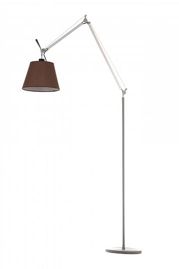 Дизайнерский напольный торшерTolomeo chrome/black/matte