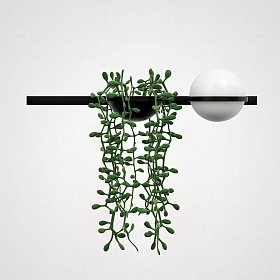 Бра Palma Wall Lamp 1 Шар + 1 Вазон Горизонтальная -22