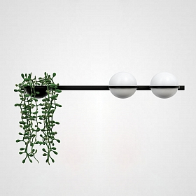 Бра Palma Wall Lamp 2 Шара + 1 Вазон Горизонтальная -22