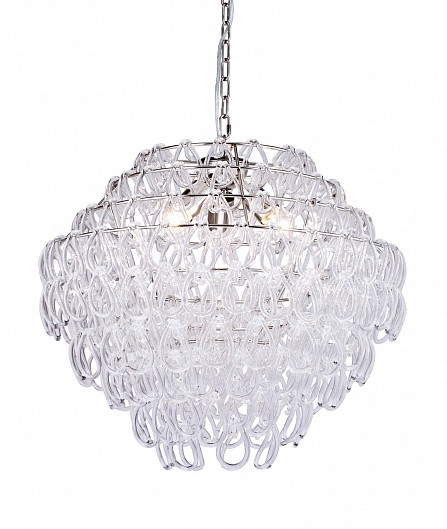 Дизайнерская подвесная люстра Vistosi Giogali 60cm glassy