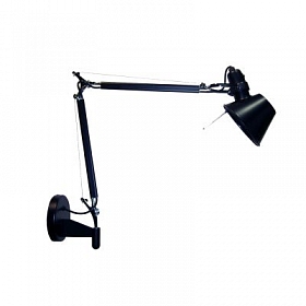 Настенный дизайнерский светильник-бра Tolomeo Parete micro black matte